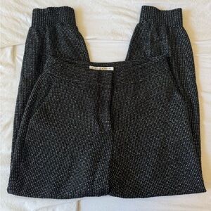 Veronica Beard | Gretta Lurex Tweed Black/Silver Joggers - 4
